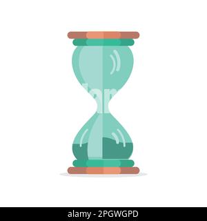 Icône HourGlass de style plat, conception simple. Illustration vectorielle Illustration de Vecteur
