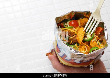 tarte frito maison dans un sac, cuisine du sud Banque D'Images