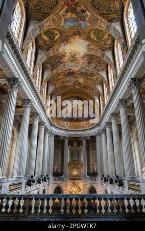 La chapelle royale du château de Versailles a été rénovée Banque D'Images