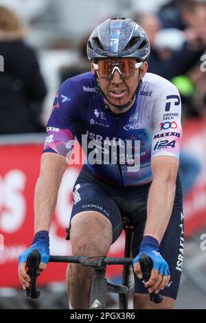 Hrelbeke, Belgique. 24th mars 2023. Belge Sep Vanmarcke d'Israel-Premier Tech photographié après la 'E3 Saxo Bank Classic' course cycliste d'une journée, 204,1km de et à Hrelbeke, vendredi 24 mars 2023. BELGA PHOTO DAVID PINTENS crédit: Belga News Agency/Alay Live News Banque D'Images