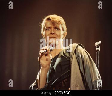 David Bowie, Civic Center, Providence, Rhode Island, États-Unis, 5 mai 1978. Banque D'Images
