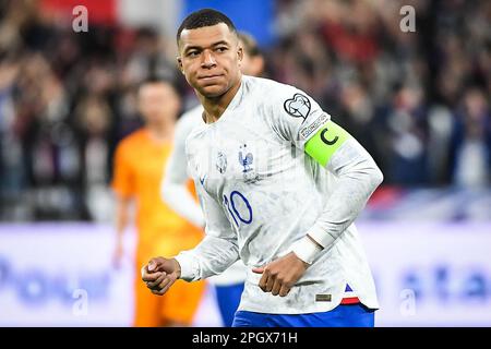 Saint Denis, France. 24th mars 2023. Kylian MBAPPE de France pendant l'UEFA Euro 2024, qualifications européennes, match de football du Groupe B entre la France et les pays-Bas sur 24 mars 2023 au Stade de France à Saint-Denis près de Paris, France - photo Matthieu Mirville/DPPI crédit: DPPI Media/Alay Live News Banque D'Images