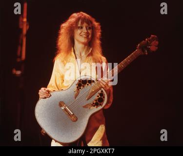 Nancy Wilson de coeur, au Palladium, New York, NY, 21 octobre, 1978. Banque D'Images