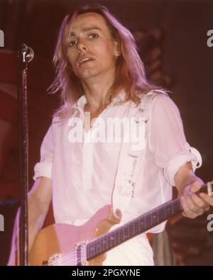 Robin Zander de trick bon marché, Providence, RI, Centre civique, 24 mars, 1980. Banque D'Images