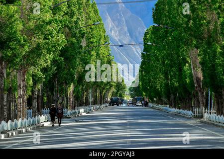 Tashkurgan signifie Stone Town, est la ville la plus à l'ouest de la Chine Banque D'Images