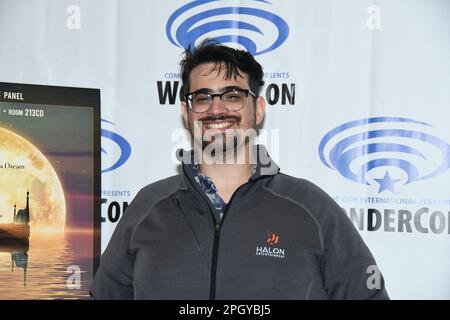 Samuel Baese arrive à Netflix photocall pour “Slumberland” à WonderCon 2023 jour 1 au Centre de congrès d'Anaheim sur 24 mars 2023 Banque D'Images