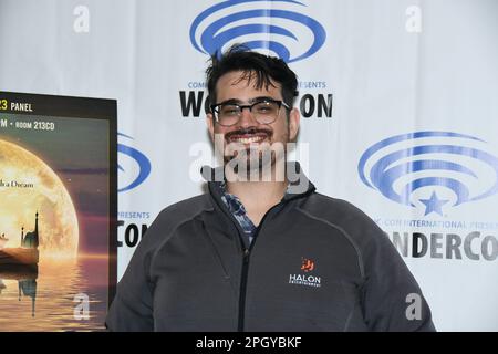 Samuel Baese arrive à Netflix photocall pour “Slumberland” à WonderCon 2023 jour 1 au Centre de congrès d'Anaheim sur 24 mars 2023 Banque D'Images