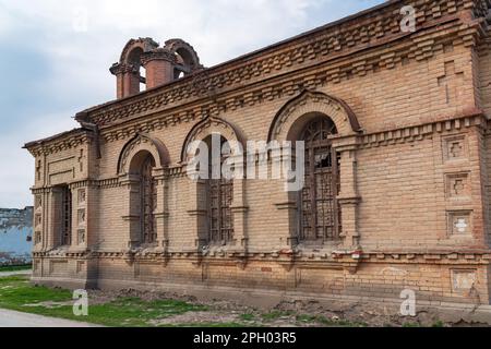 Ancienne église de l'intercession de la Sainte mère de Dieu construite en 1897, dans le nord de l'Azerbaïdjan Banque D'Images