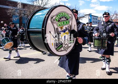 19 mars 2023, South Boston St. Patrick's Day Parade, produit par le South Boston Allied War Veterans Council Banque D'Images