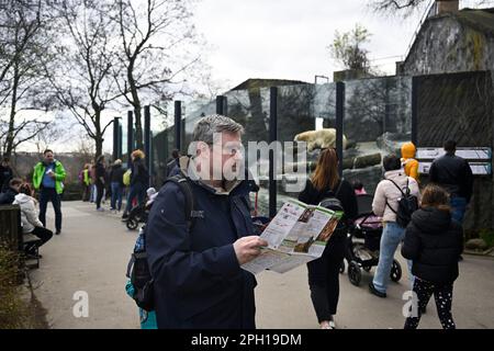 Prague, République tchèque. 25th mars 2023. Ouverture de la saison 92nd du zoo de Prague, République Tchèque, 25 mars 2023. Crédit : Ondrej Deml/CTK photo/Alay Live News Banque D'Images