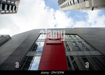 Observation générale du stade de la communauté Gtech lors du match Gallagher Premiership entre London Irish et Northampton Saints au stade de la communauté Gtech, Brentford, le samedi 25th mars 2023. (Photo: Federico Guerra Maranesi | MI News) Credit: MI News & Sport /Alamy Live News Banque D'Images