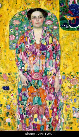 Gustav Klimt. Peinture intitulée 'Portrait d'Eugenia Primavesi' par Gustav Klimt (1862-1918), huile sur toile, 1913/14 Banque D'Images