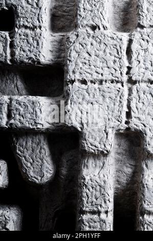 le carton gris abstrait forme un arrière-plan géométrique Banque D'Images
