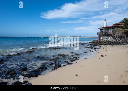 Cap-Vert, Santa Maria Banque D'Images