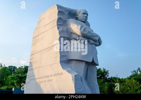 WASHINGTON, DC - VERS MAI 2013 : le monument du Dr Martin Luther King vers mai 2013. Le mémorial s'est ouvert au public sur 22 août 2011, après des tremblements Banque D'Images