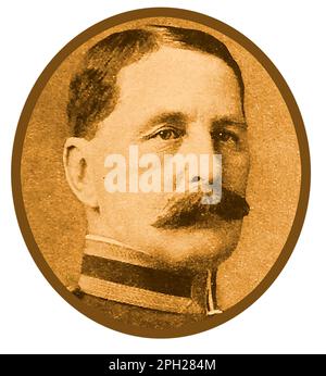 Un portrait de la première Guerre mondiale du général de division britannique Sir William Henry Birkbeck, directeur britannique des montages. Banque D'Images