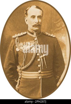 Un portrait de la première Guerre mondiale du général de division britannique Charles St Leger Barter. (1857-1931) Banque D'Images