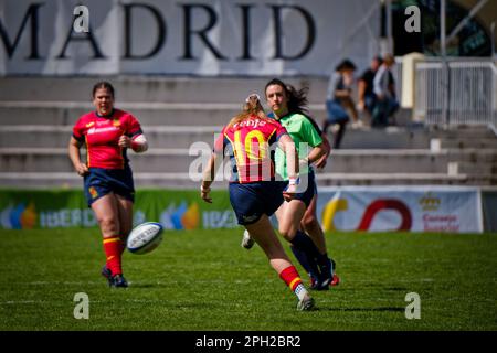 Estadio Nacional Complutense, Madrid, Espagne. 25th mars 2023. World Rugby Pacific four Series 2023, Test Match Espagne contre Etats-Unis, Estadio Nacional Complutense, Madrid, Espagne. Crédit: EnriquePSans/Alay Live News Banque D'Images