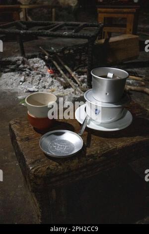 Images de café vietnamien à Ha Giang, Vietnam Banque D'Images