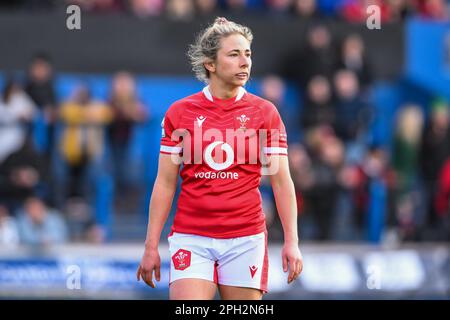 Elinor Snowsill du pays de Galles lors du match des six nations des femmes TikTok pays de Galles contre Irlande au BT Cardiff Arms Park, Cardiff, Royaume-Uni, 25th mars 2023 (photo de Craig Thomas/News Images) Banque D'Images