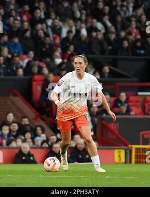 Manchester, Royaume-Uni. 25th mars 2023. Lucy Parker, de West Ham, lors du match de la Super League féminine de la FA à Old Trafford, Manchester. Crédit photo à lire: Gary Oakley/Sportimage crédit: Sportimage/Alay Live News Banque D'Images