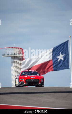 Les Amériques. 25th mars 2023. Ryan Preece (41) pilote de la série de la coupe NASCAR avec Stewart-Haas Racing, lors de la partie de qualification au Grand Prix de l'automobile d'EchoPark, circuit of the Americas. Austin, Texas. Mario Cantu/CSM/Alamy Live News Banque D'Images