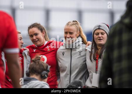 Cardiff, pays de Galles. 25th mars 2023. Pays de Galles après le match de rugby des six nations de TikTok pour femmes, le pays de Galles contre l'Irlande au stade Cardiff Park Arms à Cardiff, pays de Galles. Crédit : Sam Hardwick/Alay Live News. Banque D'Images