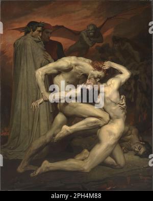 Dante et Virgile en Enfer 1850 par William-Adolphe Bouguereau Banque D'Images
