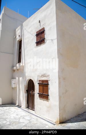 Ancienne maison où Napoléon vivait à Ierapetra en Crète. Photo de haute qualité Banque D'Images