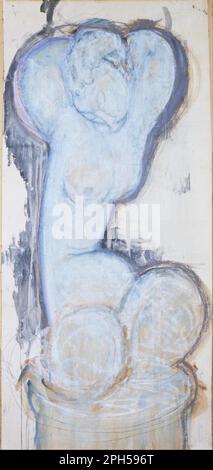 Caryatide vers 1914 par Amedeo Modigliani Banque D'Images