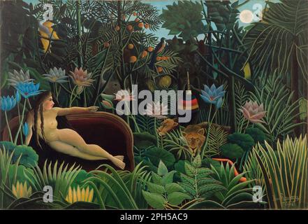 Le rêve 1910 par Henri Rousseau Banque D'Images