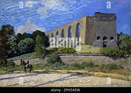 Aqueduc à Marly 1874 par Alfred Sisley Banque D'Images
