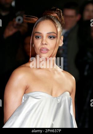 Tessa Thompson participe à la première européenne de 'Creed III' à Cineworld Leicester Square à Londres. Banque D'Images