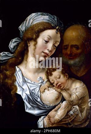 La Sainte famille 1501/1533 par Jan Gossaert Banque D'Images