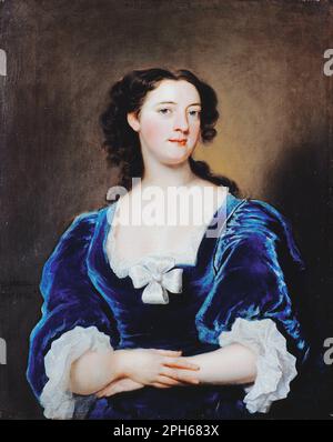 Portrait d'une Dame 1734 par Joseph Highmore Banque D'Images