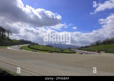 Mugello, Italie. 26th mars 2023. Circuit de Mugello, Mugello, Italie, 26 mars 2023, S. Donato Mugello circuit pendant l'Endurance Creventic 12h Mugello - Endurance crédit: Live Media Publishing Group/Alay Live News Banque D'Images