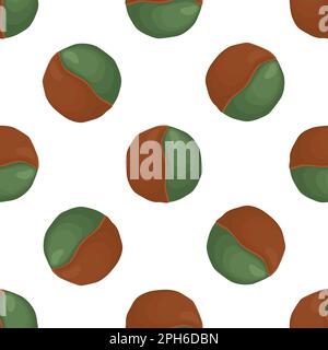 Pattern fait maison biscuit différents goût dans la pâtisserie biscuit, pattern cookie consiste en la collection naturelle savoureuse biscuit de la nourriture accessoire de pâtisserie, patte Illustration de Vecteur
