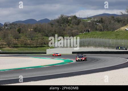 Mugello, Italie. 26th mars 2023. Circuit de Mugello, Mugello, Italie, 26 mars 2023, Borgo S.L. Circuit de Mugello course pendant l'Endurance Creventic 12h Mugello - Endurance crédit: Live Media Publishing Group/Alay Live News Banque D'Images