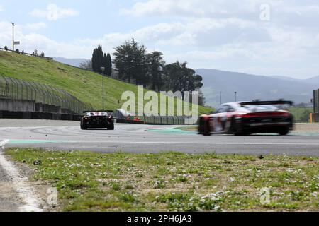 Mugello, Italie. 26th mars 2023. Circuit de Mugello, Mugello, Italie, 26 mars 2023, Borgo S.L. Circuit de Mugello pendant l'endurance Creventic 12h Mugello - Endurance crédit: Live Media Publishing Group/Alay Live News Banque D'Images