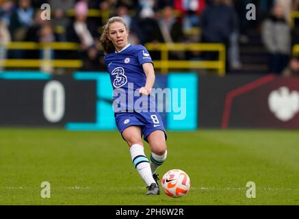 Manchester, Royaume-Uni. 26th mars 2023. Melanie Leupolz, de Chelsea, lors du match de la Super League des femmes de la FA, au stade de l'Académie, à Manchester. Le crédit photo devrait se lire: Andrew Yates/Sportimage crédit: Sportimage/Alay Live News Banque D'Images