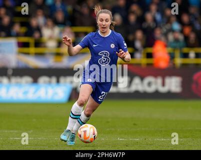 Manchester, Royaume-Uni. 26th mars 2023. Niamh Charles de Chelsea pendant le match de la Super League féminine de la FA au stade Academy, Manchester. Le crédit photo devrait se lire: Andrew Yates/Sportimage crédit: Sportimage/Alay Live News Banque D'Images