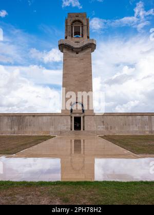 Mémorial de Villers-Bretonneux, Foully, somme, France Banque D'Images