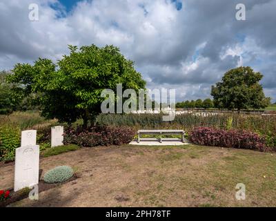 Bedford House Commonwealth War graves Cemetery Banque D'Images