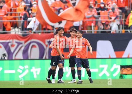 NACK5 Stadium Omiya, Saitama, Japon. 25th mars 2023. Groupe d'équipe Omiya Ardija, 25 MARS 2023 - football : 2023 J2 rencontre de ligue entre Omiya Ardija - Oita Trinita au NACK5 Stadium Omiya, Saitama, Japon. Credit: YUTAKA/AFLO SPORT/Alay Live News Banque D'Images