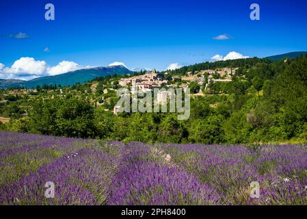 Aurel un village provençal typique dans le sud de la France Banque D'Images