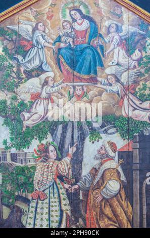 Fuente del Arco - Espagne - 1st novembre 2022 : représentation de la légende du roi Jayon. Notre Dame d'Ara, Fuente del Arco, Badajoz, Espagne Banque D'Images