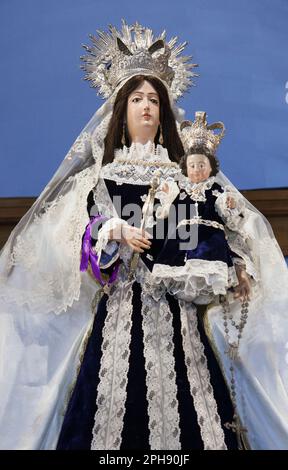 Fuente del Arco - Espagne - 1st novembre 2022 : notre Dame d'Ara, Fuente del Arco, Badajoz, Espagne. Banque D'Images
