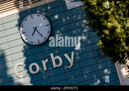 Corby, Northamptonshire - Photographie locale Banque D'Images