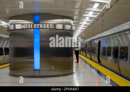 La gare de Grand Central Madison est la nouvelle liaison ferroviaire de long Island située dans Midtown Manhattan, 2023, New York City, États-Unis Banque D'Images