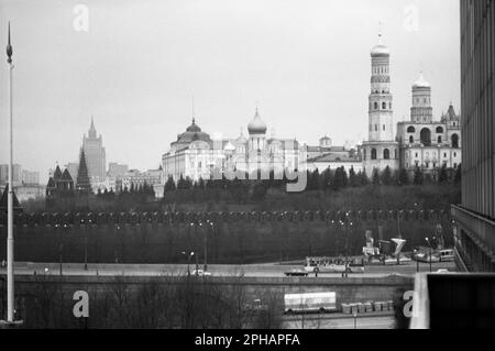 Kremlin, Moscou, avril 1976 Banque D'Images